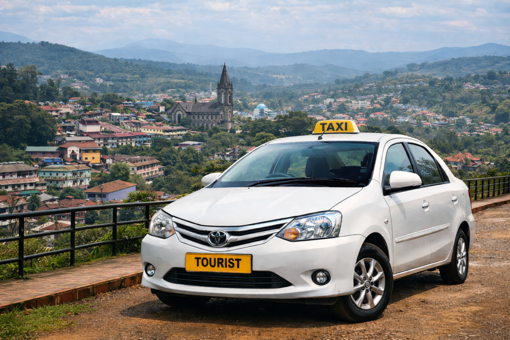 Madikeri taxi service for local and outstation trips