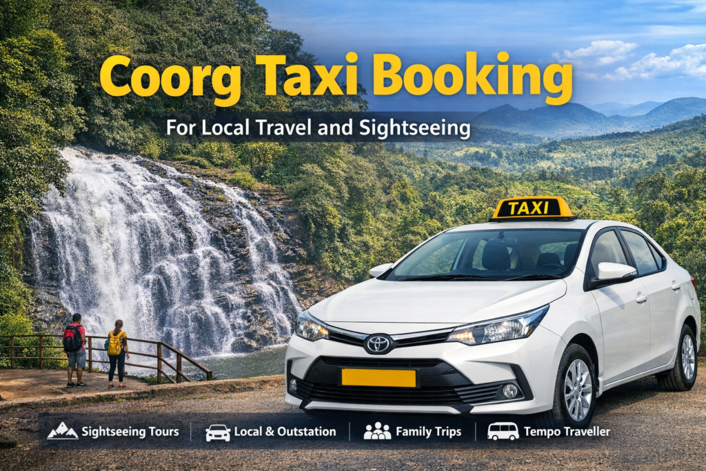 Near Coorg taxi booking