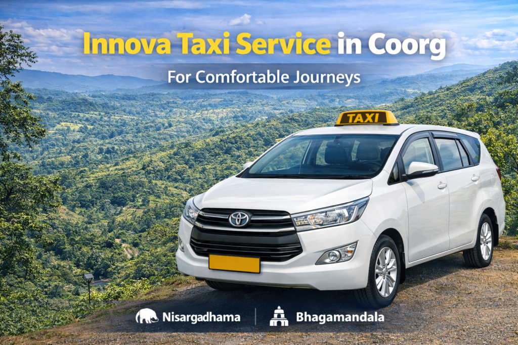 Innova taxi service in Coorg for comfortable journeys