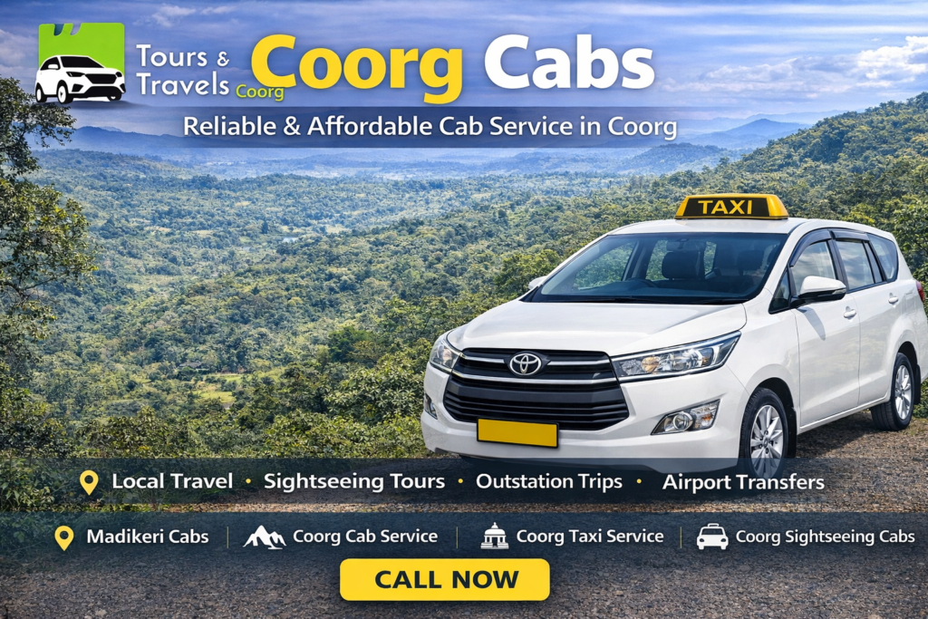 Coorg cabs Booking